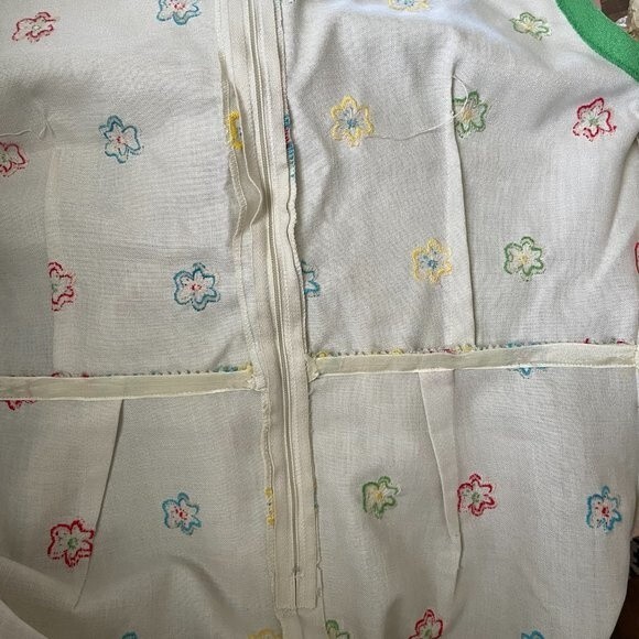 Vintage Berkshire B-Tween Embroidered Floral Lightweight Maxi Womens Dress - Picture 8 of 11